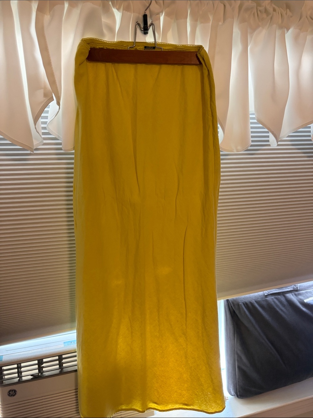 wild fable Yellow Maxi Skirt with Straight Silhouette